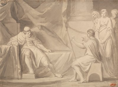 David before Saul by George Romney